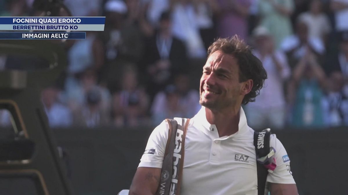 Fognini quasi eroico