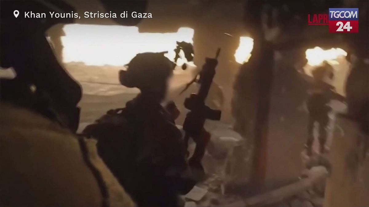 Gaza, Idf diffonde video di incursioni a Khan Younis