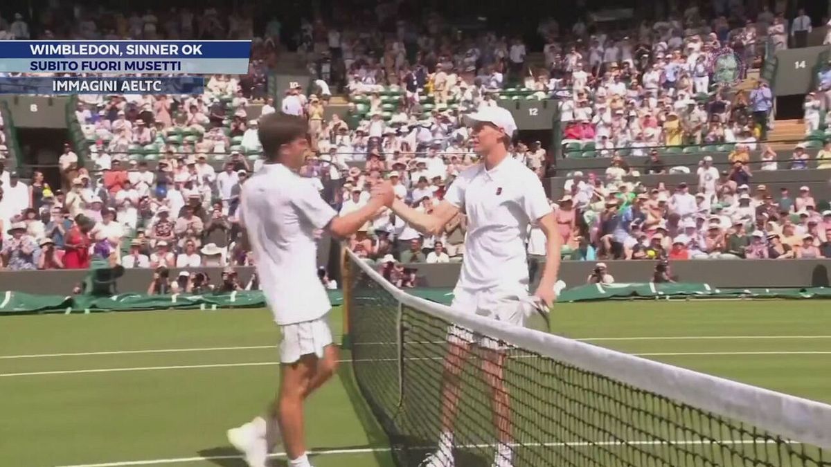 Wimbledon, Sinner OK
