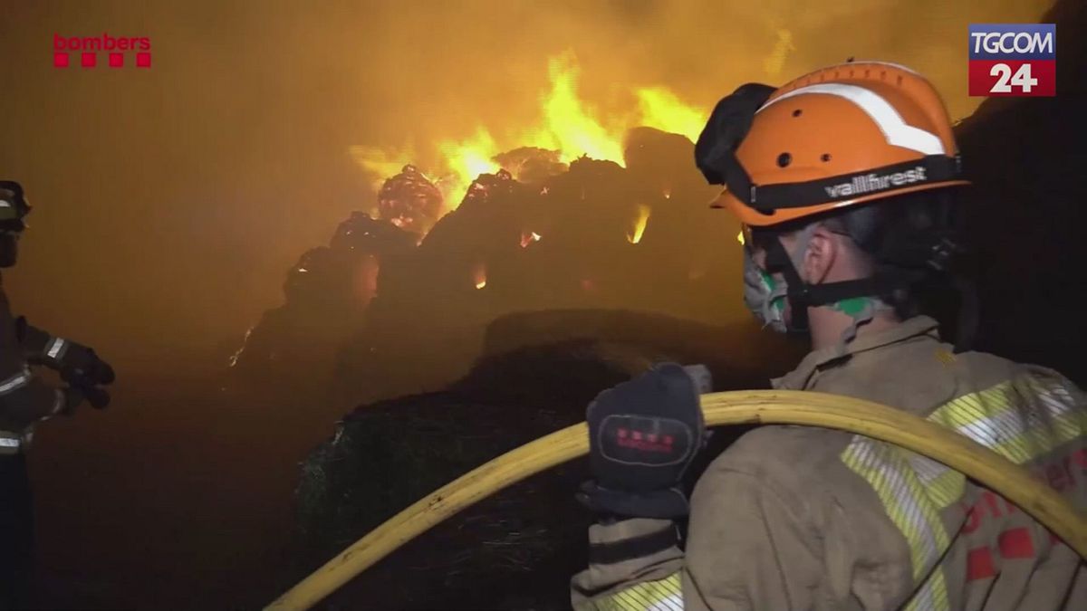 Emergenza incendi, continua  a bruciare la Catalogna