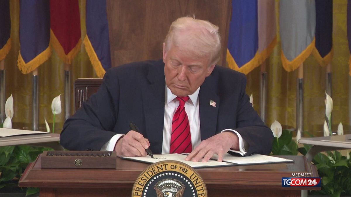 12.00 DAZI, TRUMP FIRMA LA LETTERA  SRV