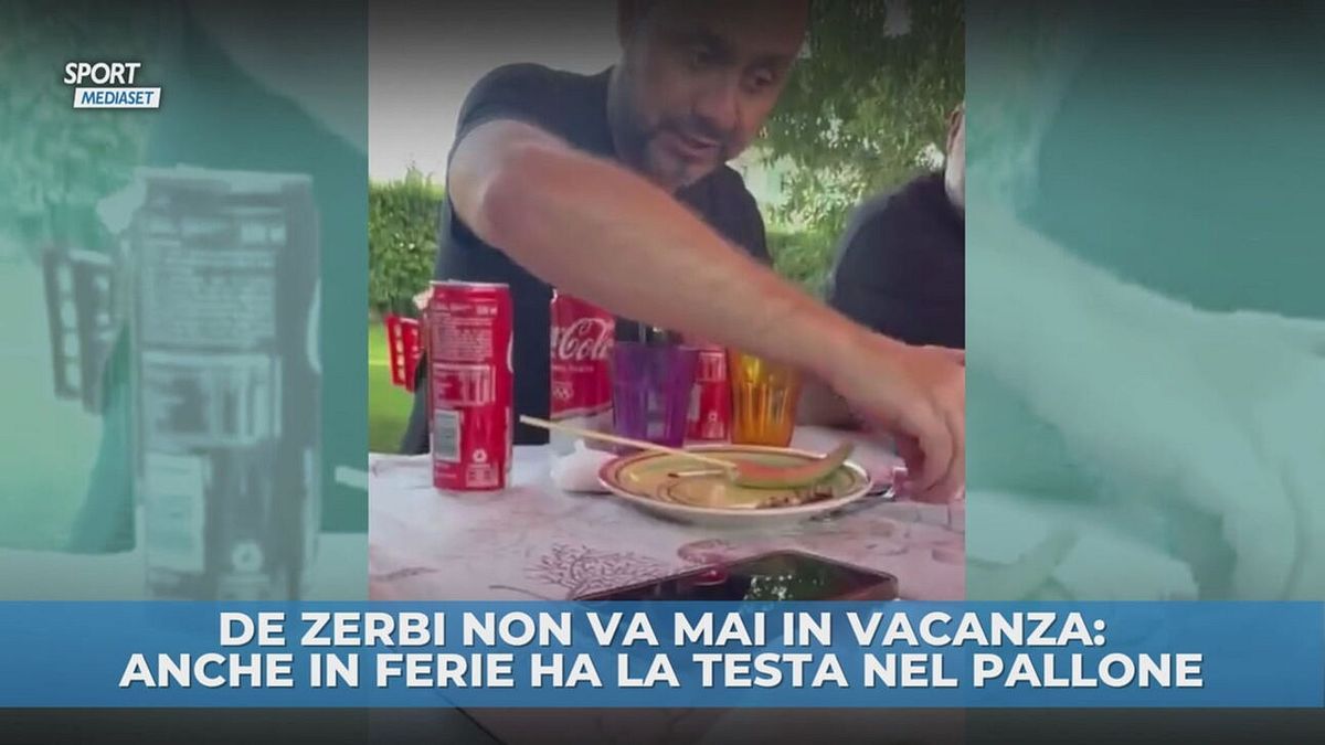 De Zerbi mai in vacanza