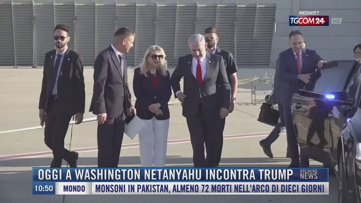Breaking News delle 11.00 | Oggi a Washington Netanyahu incontra Trump