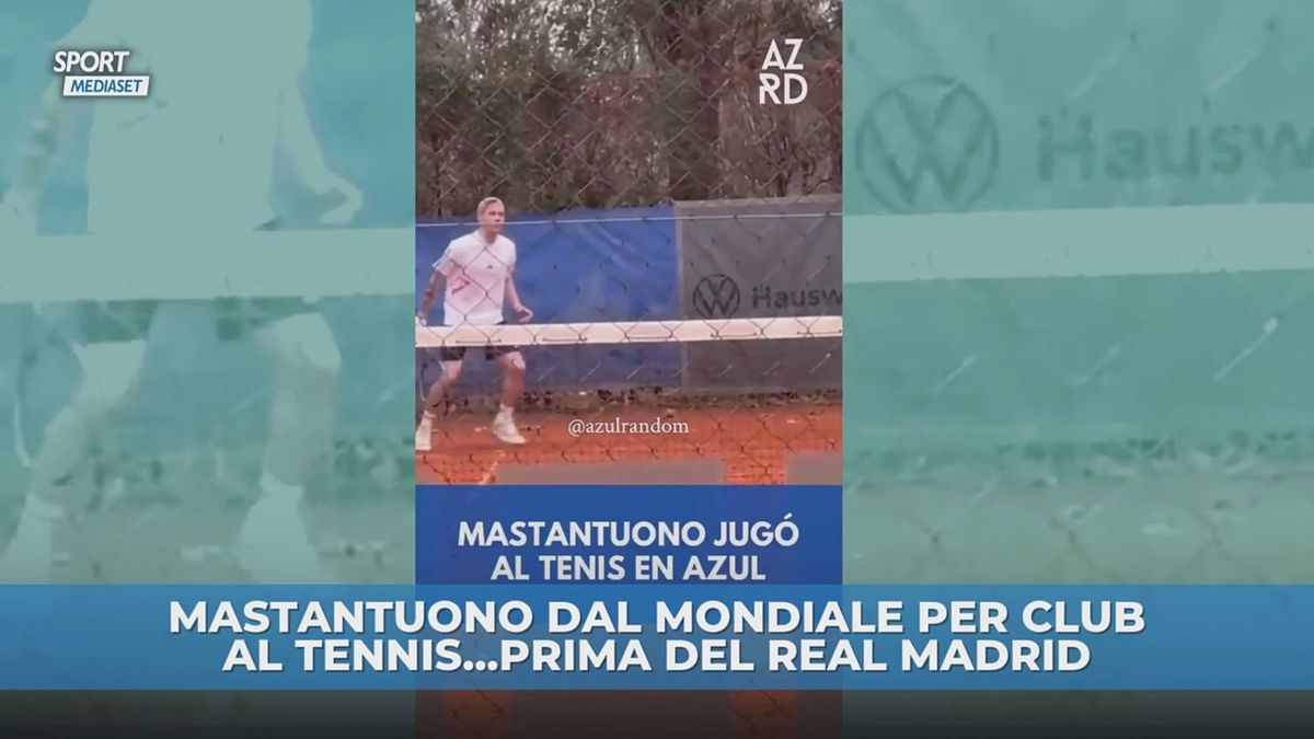 Fenomeno nel calcio e..nel tennis: che Mastantuono!