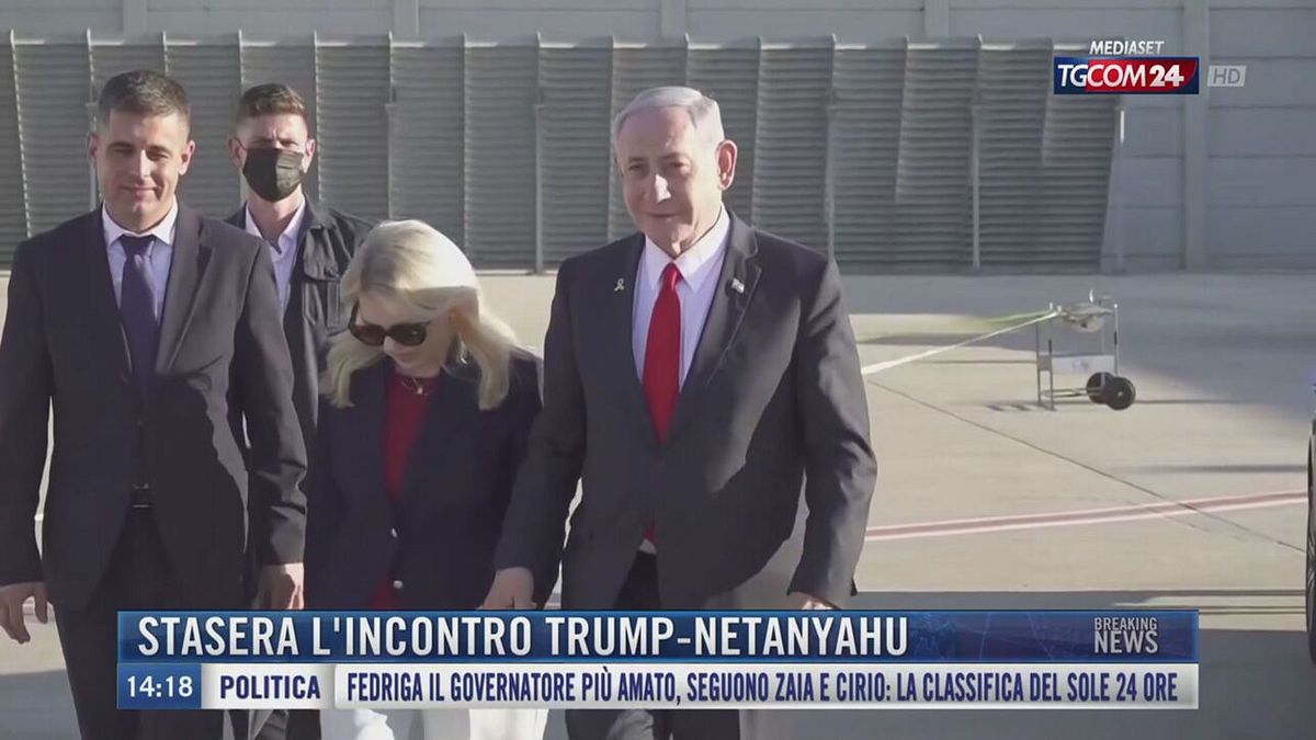 Breaking News delle 14.00 | Stasera l'incontro Trump-Netanyahu