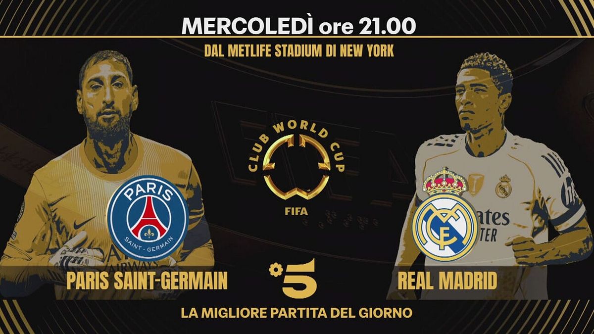 PSG-Real Madrid: mercoledì 9 luglio alle 21.00