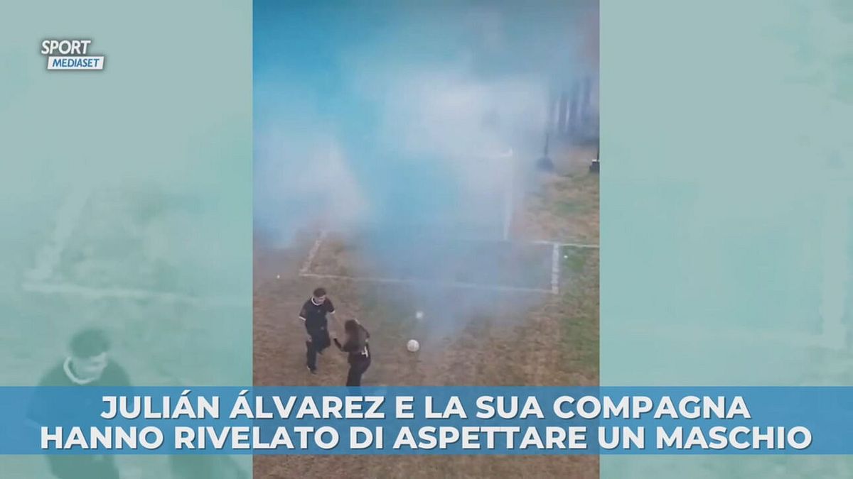Con un gol, Álvarez rivela il sesso del suo bambino