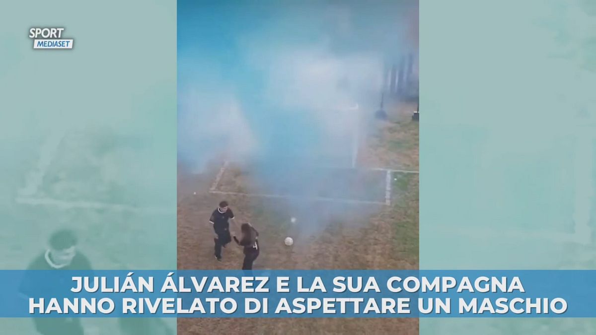 Con un gol, Álvarez rivela il sesso del suo bambino