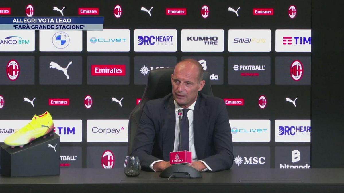Allegri vota Leao