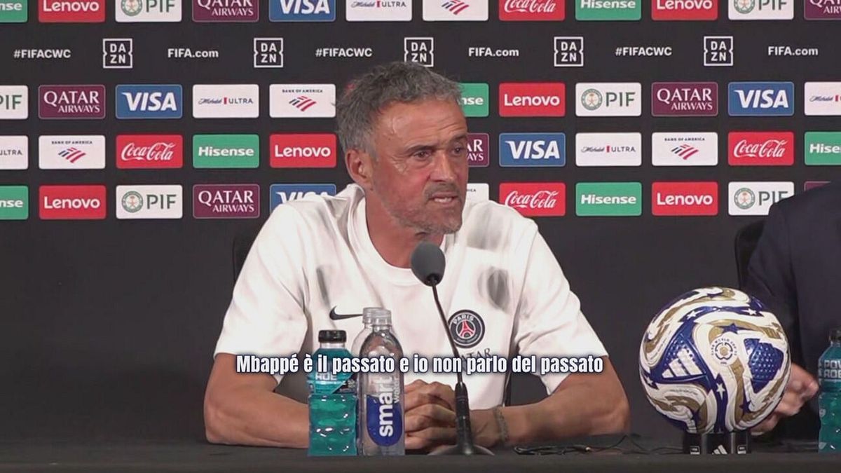 Luis Enrique: "Mbappé? Il passato? Gigio innocente"