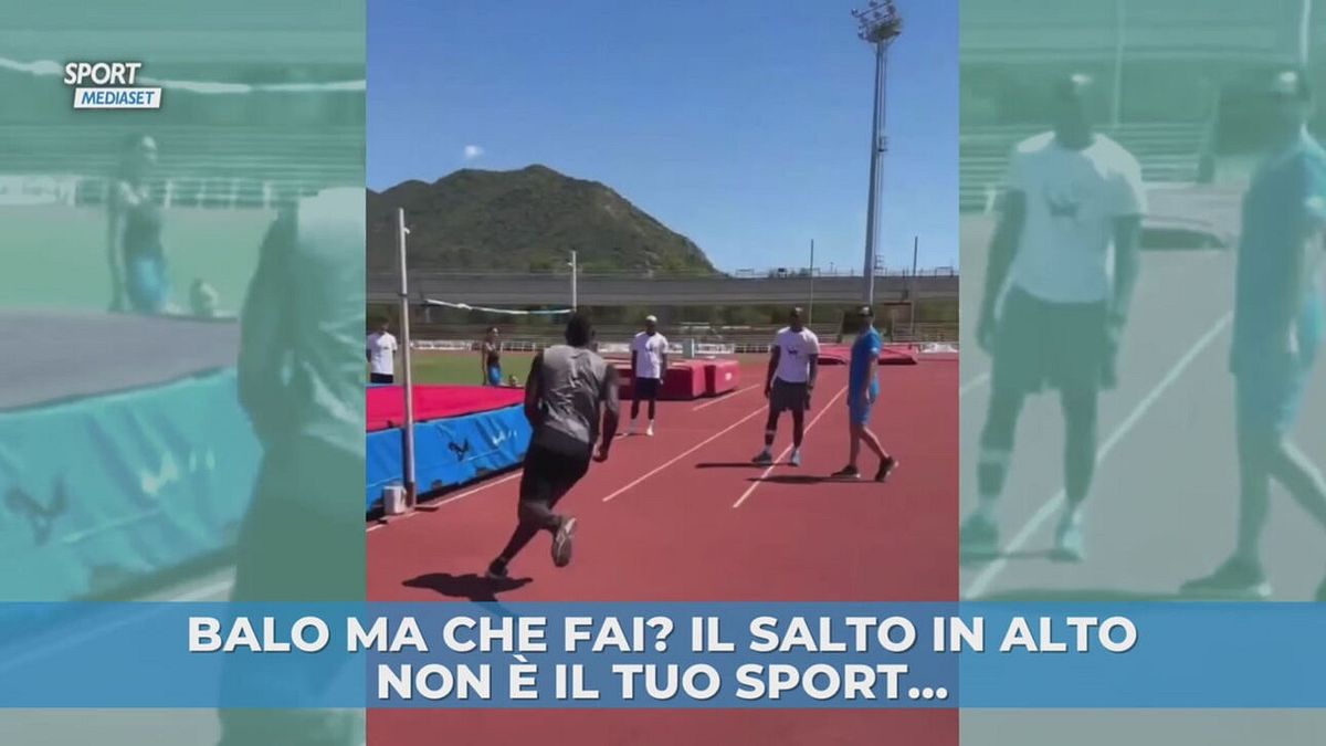 Super Balo prova il salto in alto