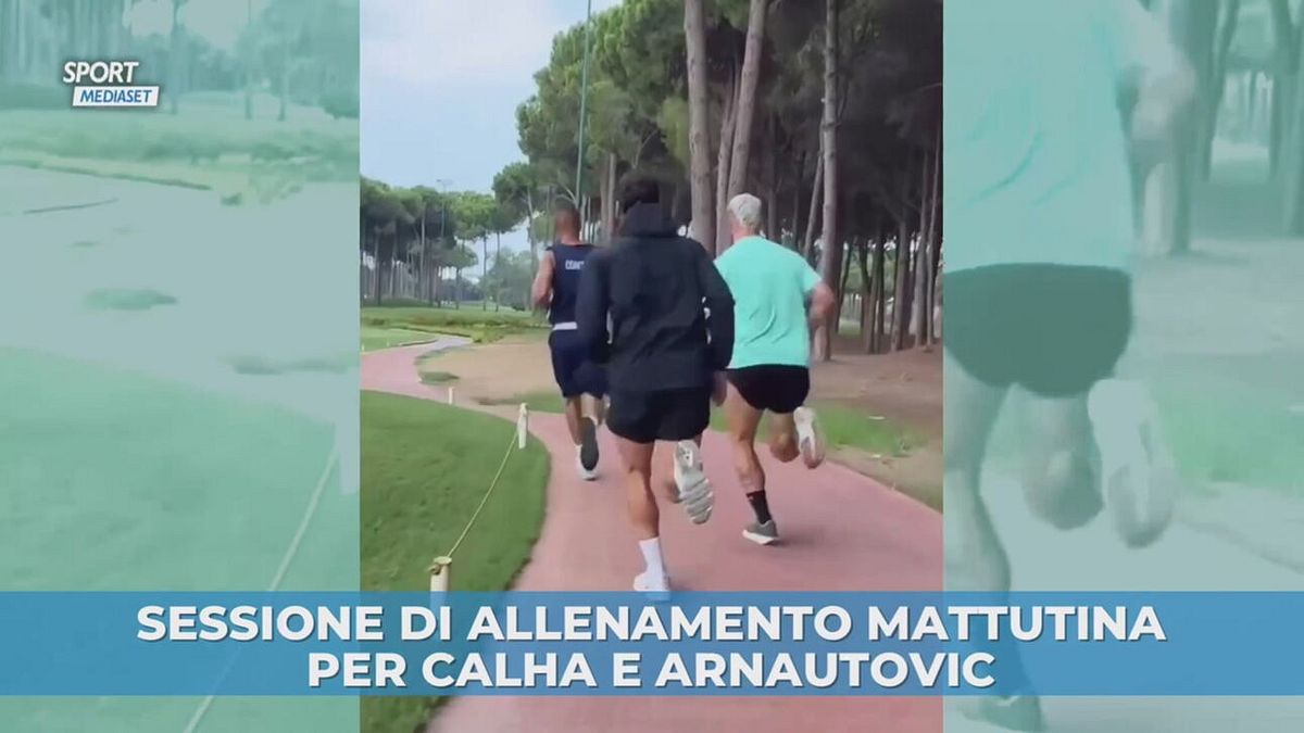 Sessione di allenamento per Calha e Arna