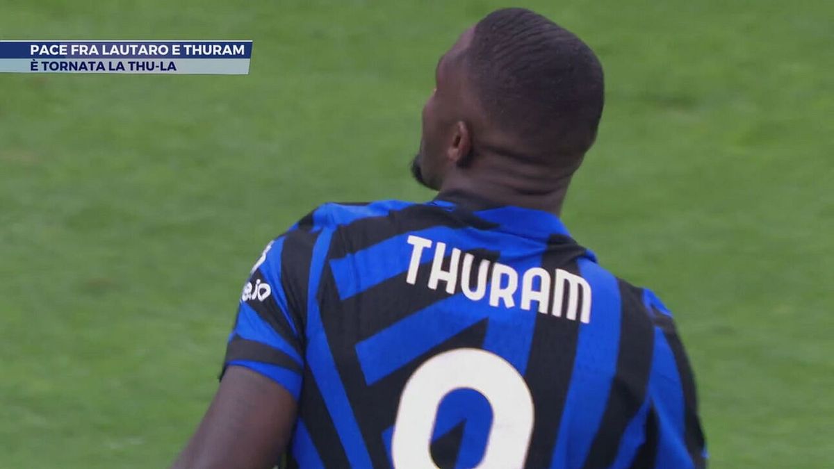Inter, pace fatta tra Lautaro e Thuram