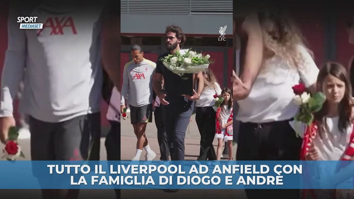 Tutto il Liverpool ad Anfield per Jota