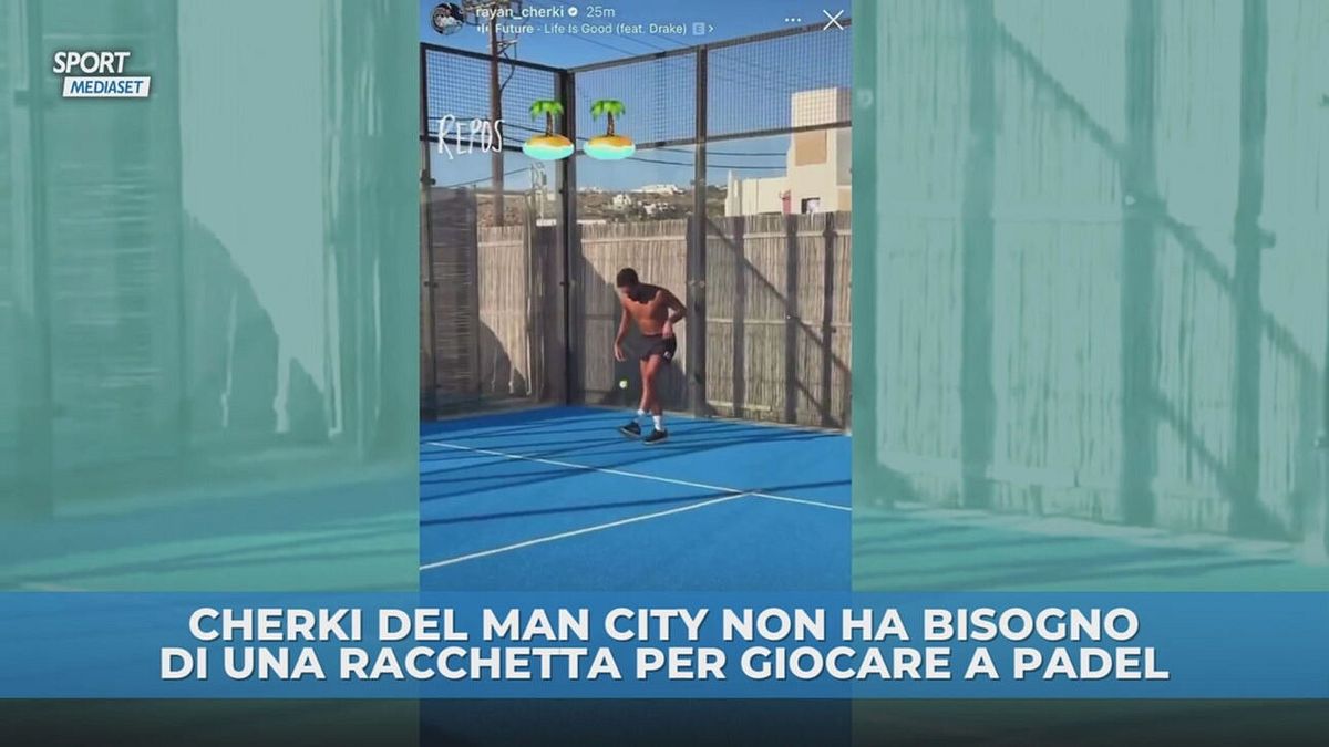 Cherki, che tecnica! La racchetta non serve