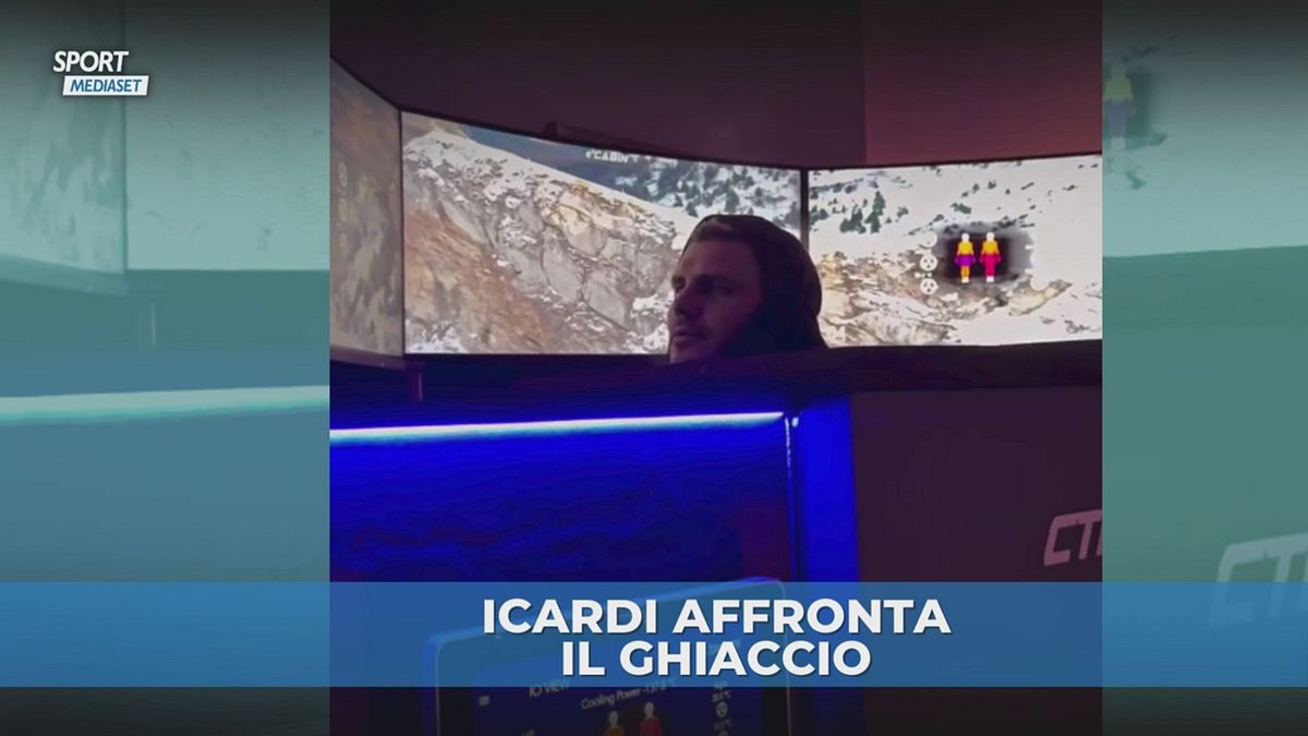 Icardi sfida il freddo: recupero a -149°