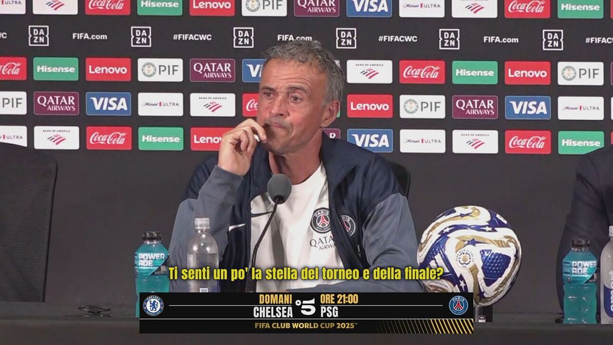 Faccia a faccia Maresca e Luis Enrique