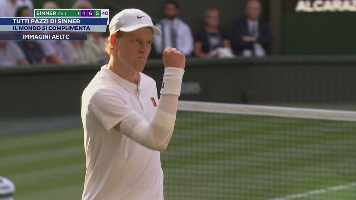 Tennis, tutti "pazzi" di Sinner