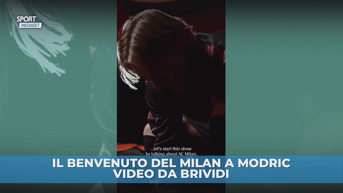Il benvenuto del Milan a Modric