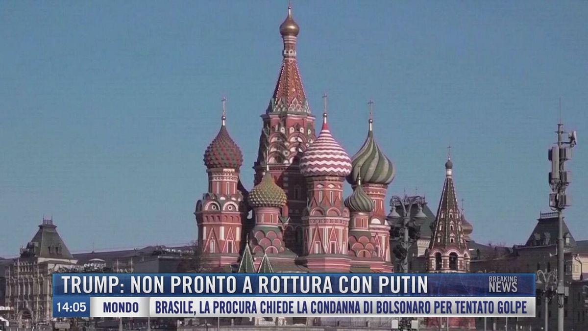 Breaking News delle 14.00 | Trump: non pronto a rottura con Putin