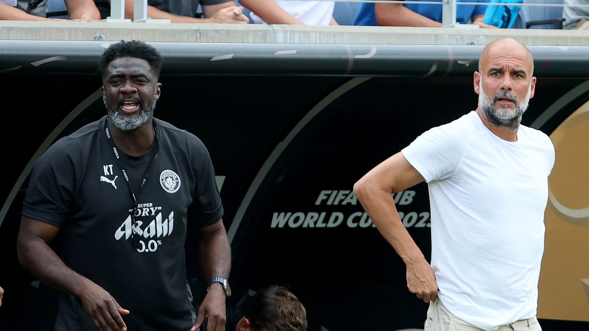  Kolo Tourè e Pep Guardiola