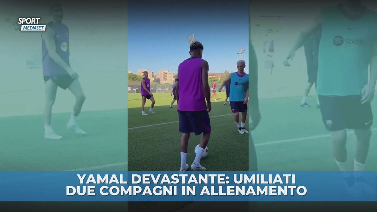 Yamal devastante: umilia due compagni