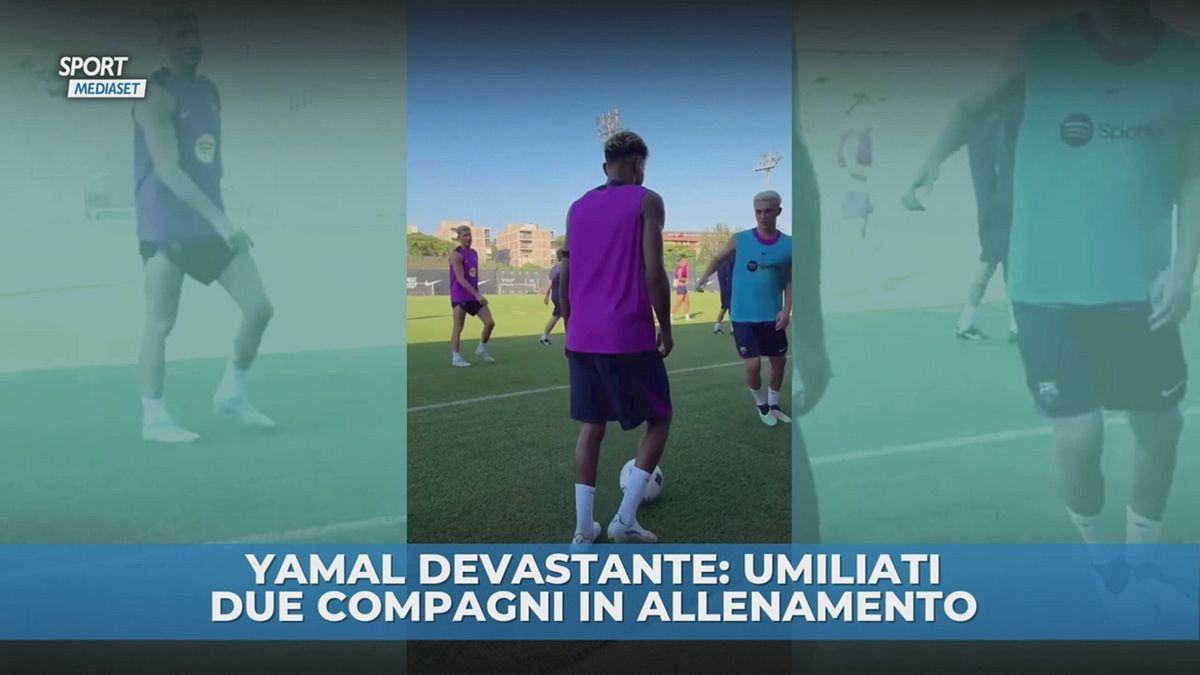 Yamal devastante: umilia due compagni