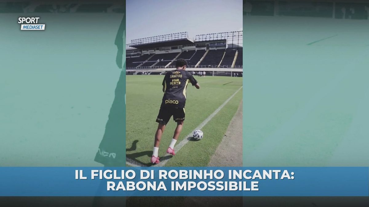 Robinho JR, che rabona!