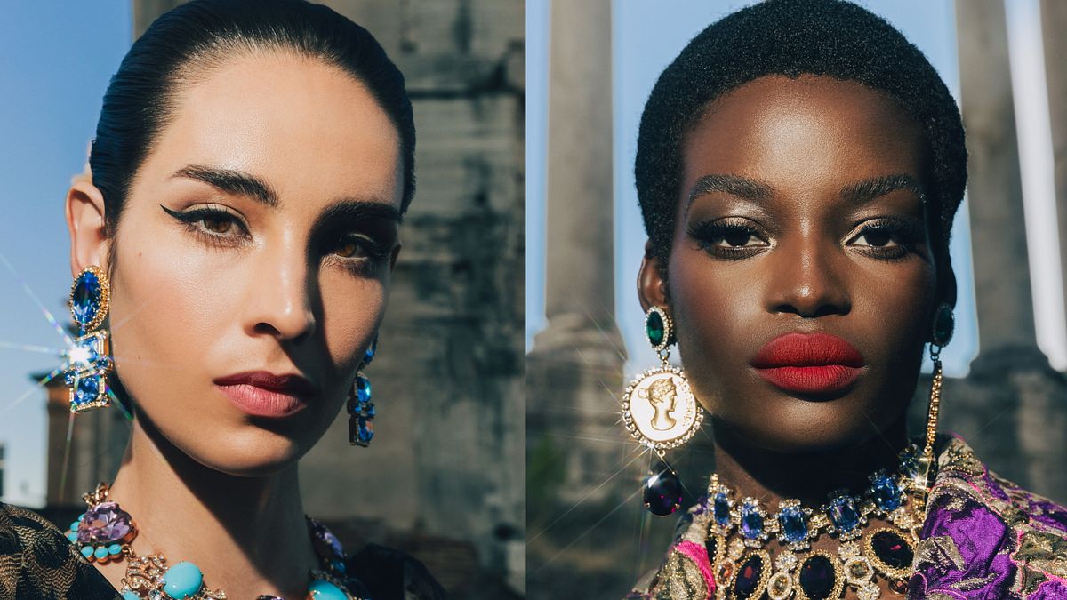 Dolce&Gabbana Alta Moda 2025: due beauty look della sfilata a Roma (credit: Marco Pionato)