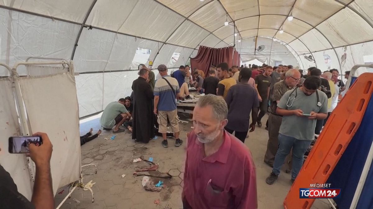 MCH RAID CHIESA GAZA, PADRE ROMANELLI SRV