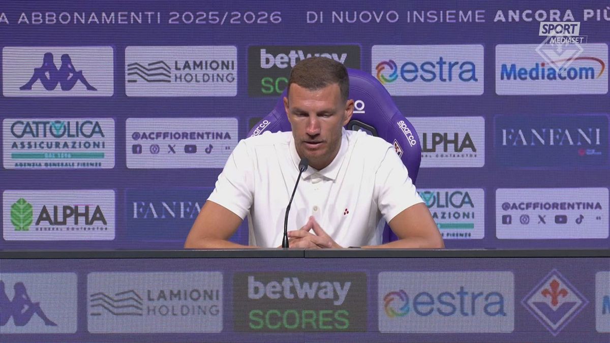 DICH DZEKO PRESENTAZIONE FIORENTINA 17/7 DICH