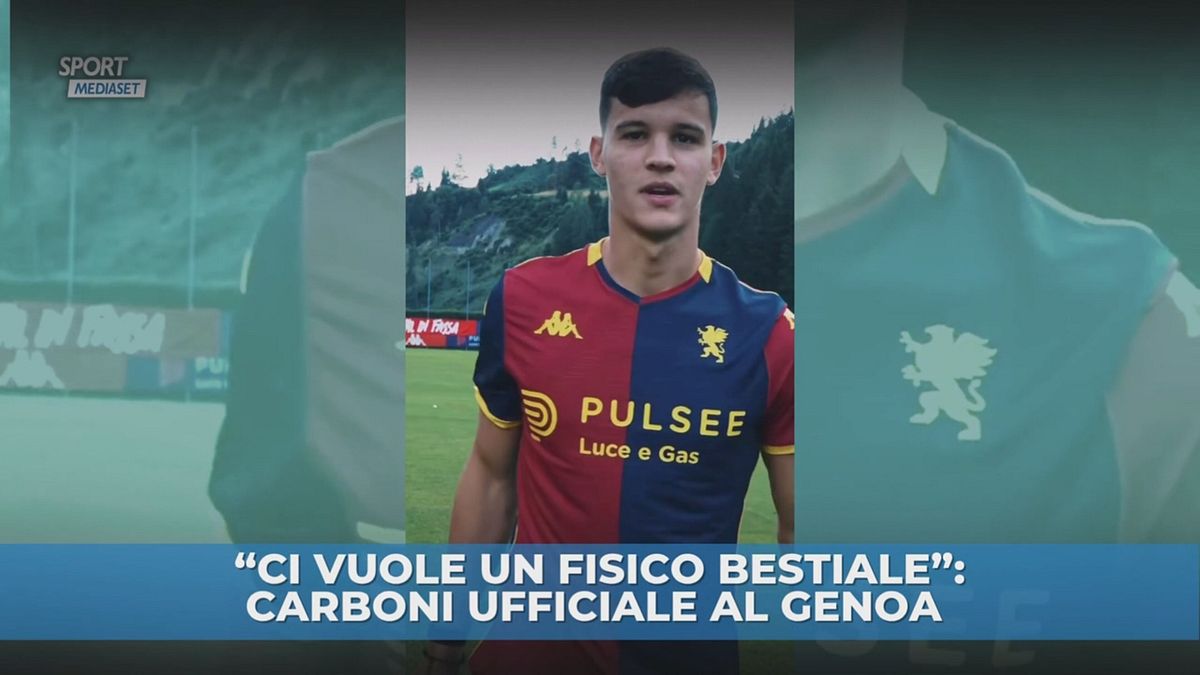 Carboni-Genoa ufficiale