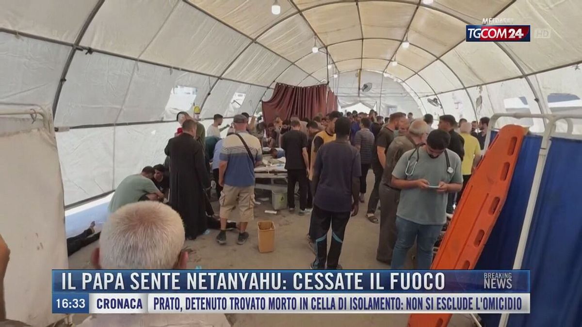Breaking News delle 16.00 | Il Papa sente Netanyahu: cessate il fuoco