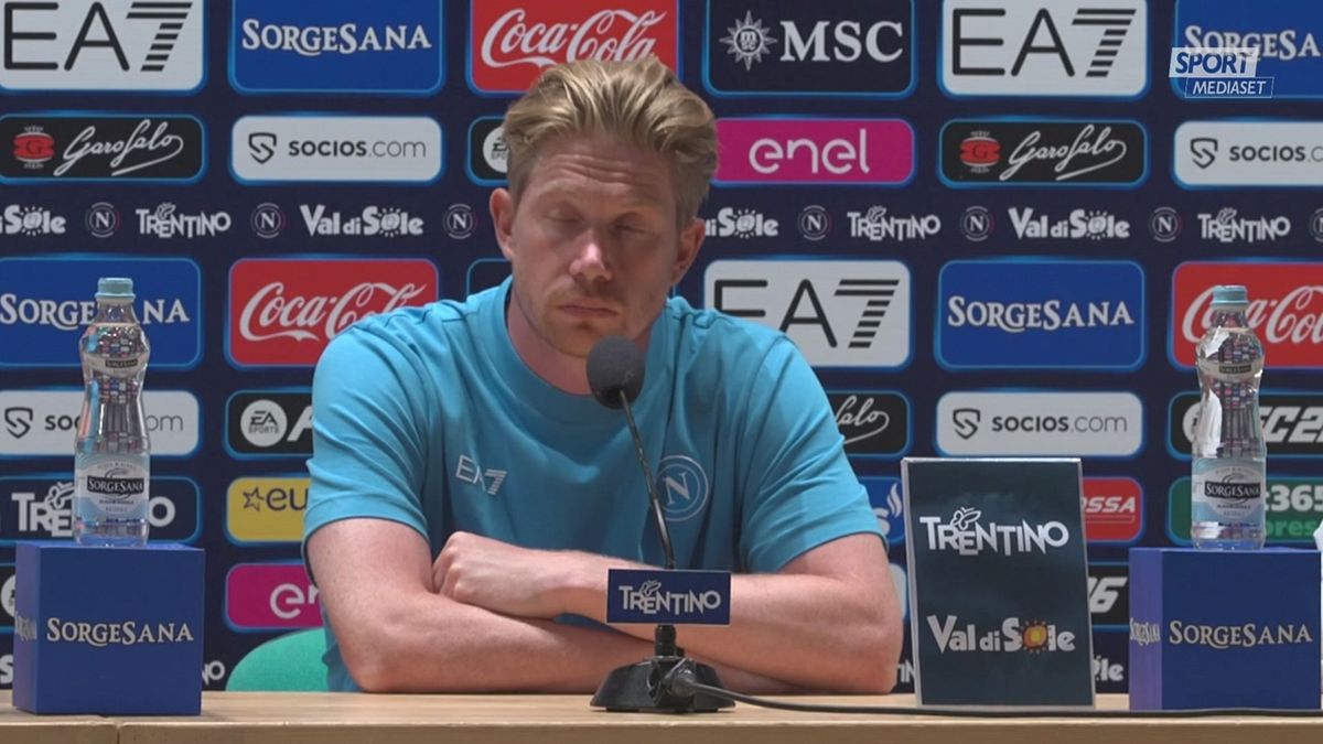DICH DE BRUYNE SUI MOTIVI SCELTA NAPOLI 19/7 DICH