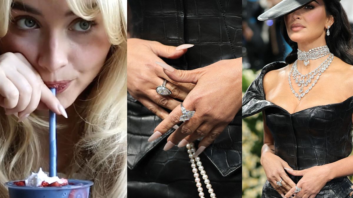 L'American manicure di Sabrina Carpenter e Kim Kardashian