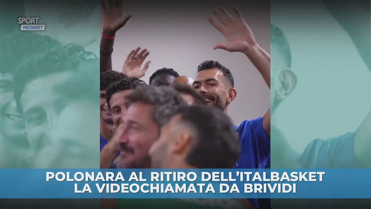 Polonara al ritiro dell'Italbasket. Videochiamata da brividi
