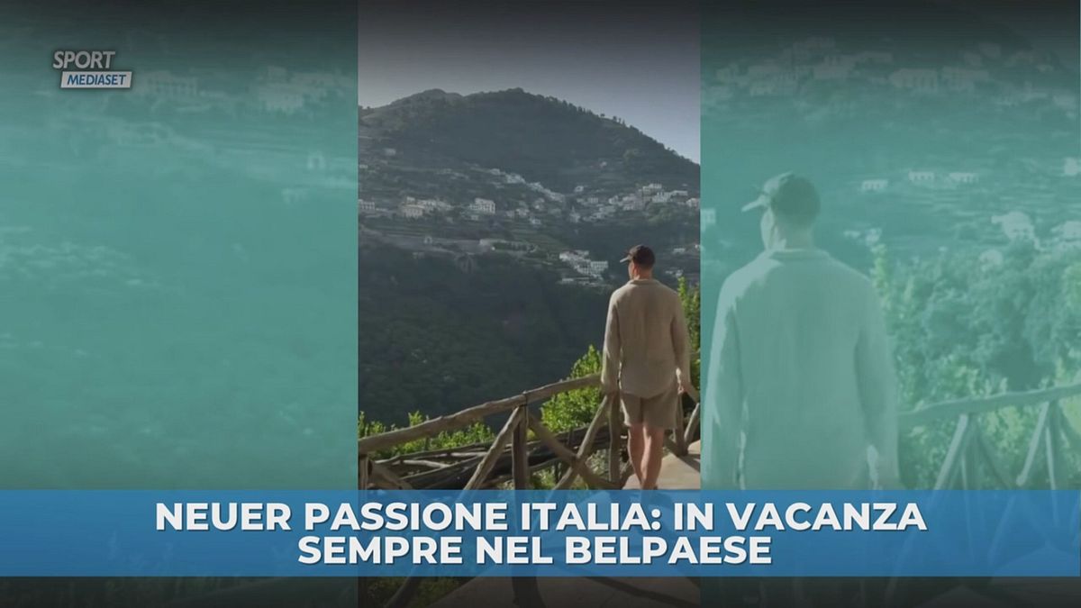 Neuer, vacanze italiane