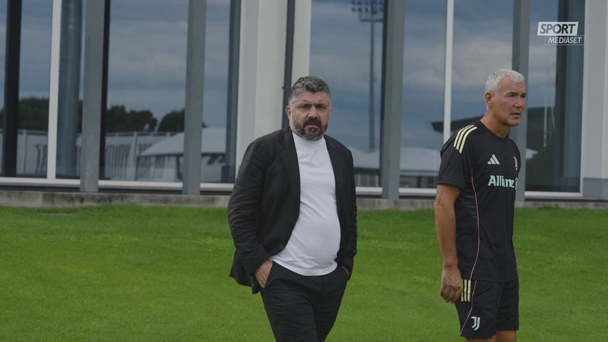 MCH GATTUSO VISITA ALLENAMENTO JUVENTUS 27/7 MCH