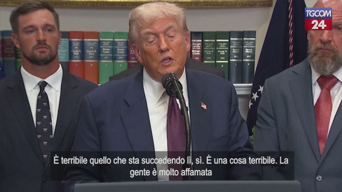 Gaza, Trump: "È genocidio? La situazione lì è orribile, la gente muore di fame"