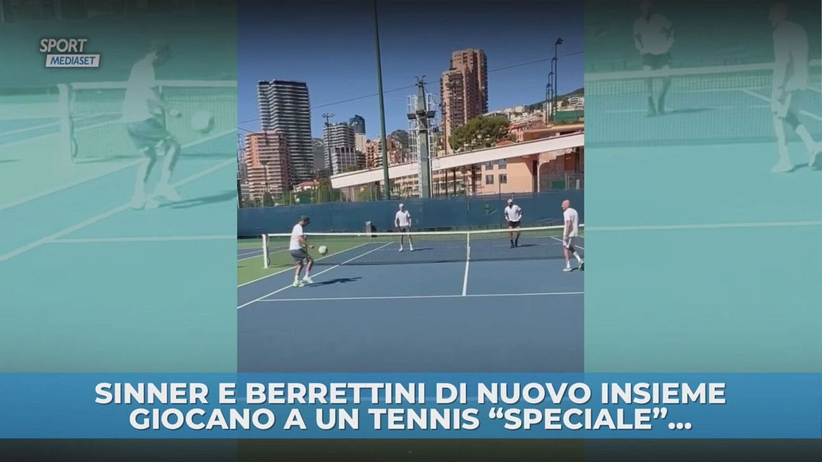 Sinner e Berrettini giocano a un "tennis speciale"…