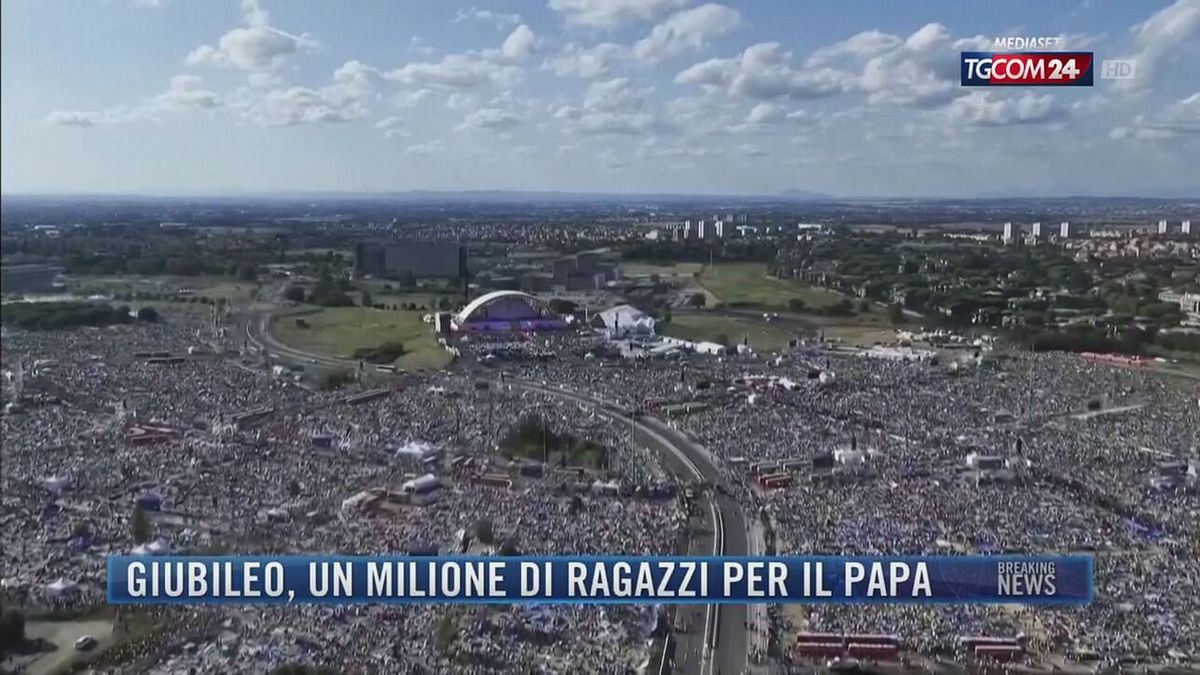 Breaking News delle 21.30 | Giubileo, un milione di ragazzi per il Papa