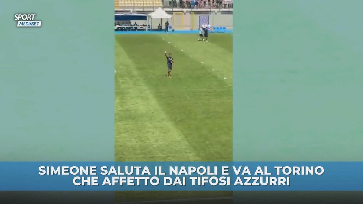 Simeone lascia il Napoli tra l'affetto dei tifosi