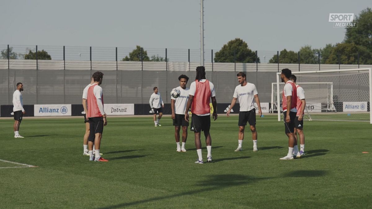 MCH ALLENAMENTO JUVE IN GERMANIA A CASA ADIDAS MCH