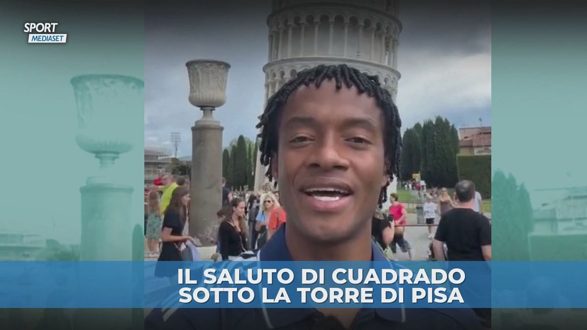 Cuadrado: il primo "forza Pisa" sotto la Torre di Pisa