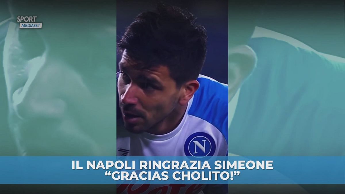 Il Napoli ringrazia Simeone