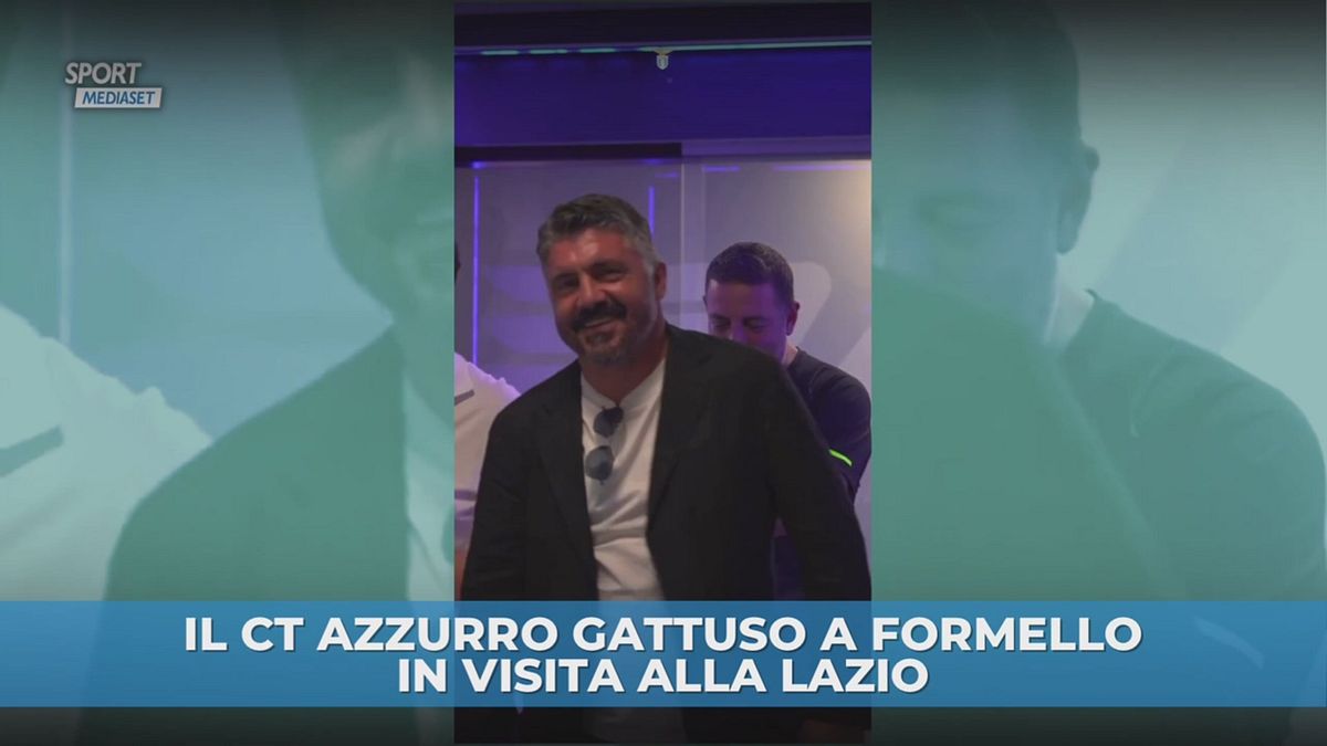 Il CT Azzurro Gattuso a Formello
