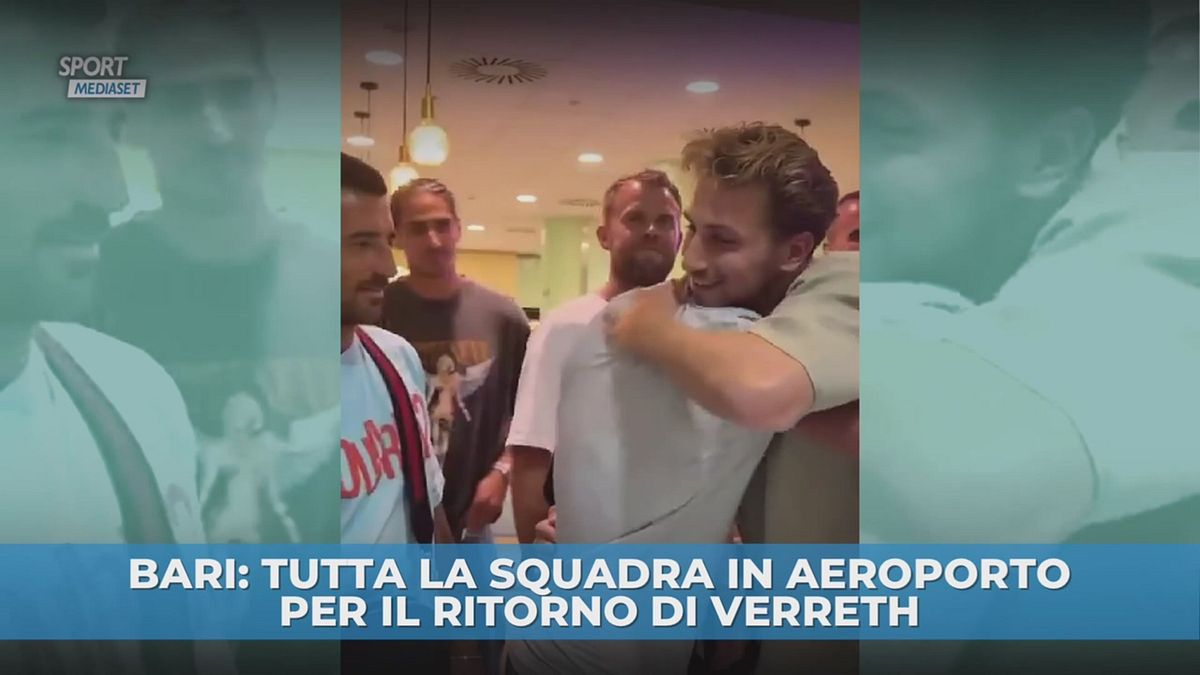 Verreth torna a Bari dopo la morte del figlio