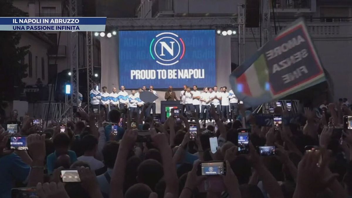 Il Napoli in Abruzzo