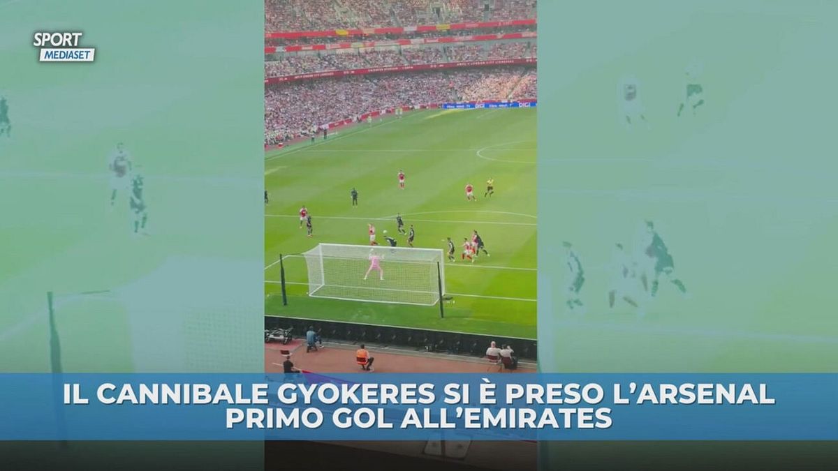 Primo gol con l'Arsenal per Gyokeres