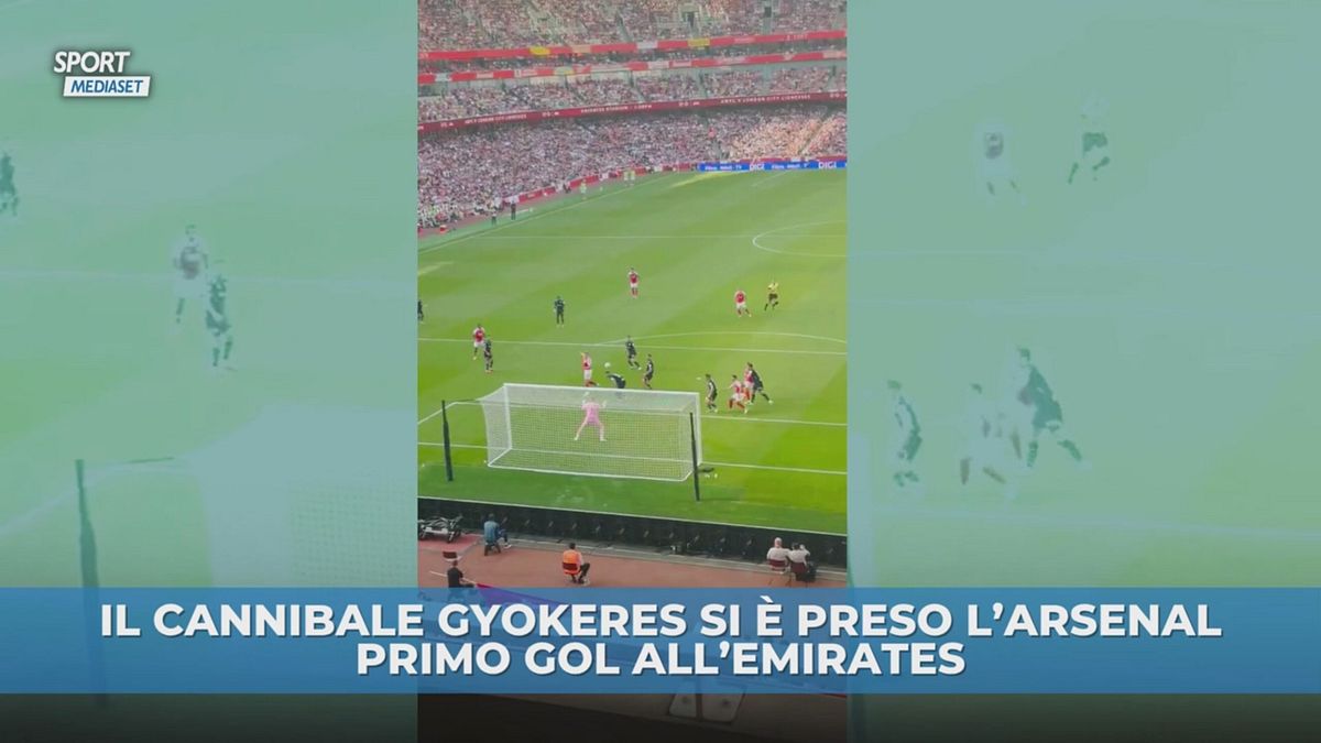 Primo gol con l'Arsenal per Gyokeres